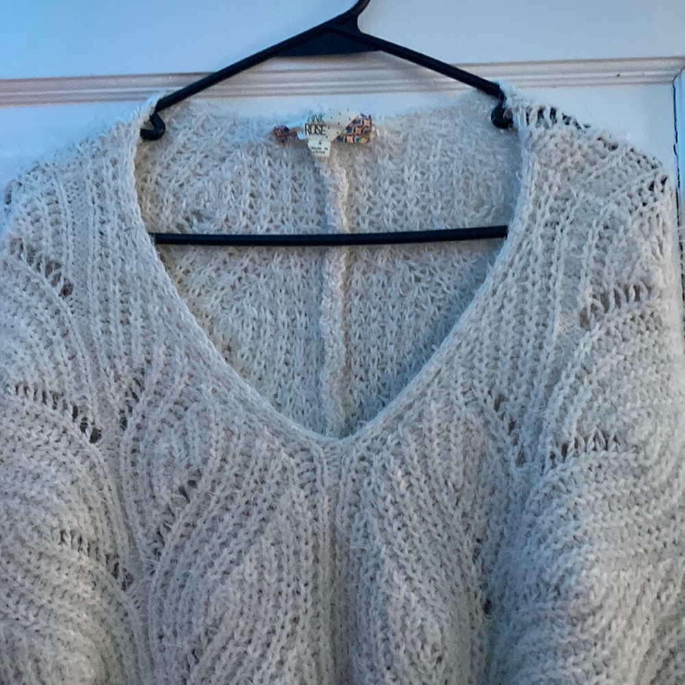 White sweater